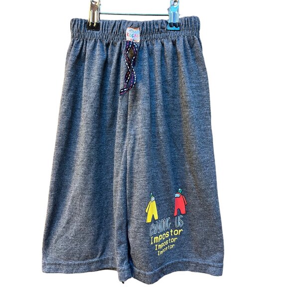 Among Us Impostor 2 Piece Set Sweatshirt + Soft Shorts Elastic Drawstring Waist - Picture 7 of 9